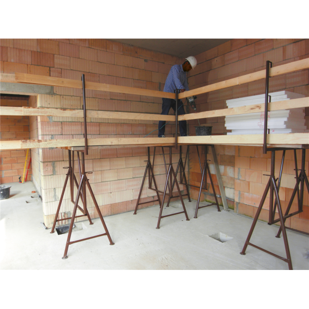 Folding jack | 'Compact S' | galvanized | wide: 1,20 m | Size 3 Height: 1.20 m - 1.95 m